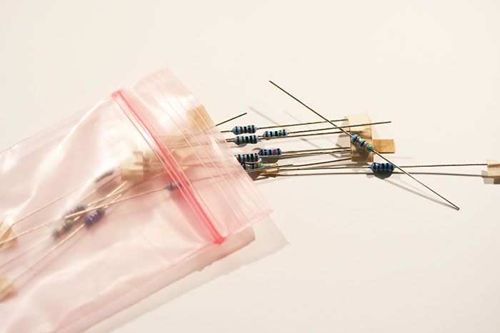 Resistors - make sure you use both the basic kit and your element kit specific components.